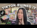 TikTok Is Destroying Hobbies Yes Even Coloring Reading