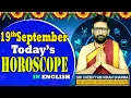 19th September 2021 Sunday horoscope In English English horoscope Zodiac Signs Kiran s Astro 9