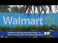 Walmart Raises Starting Wages Handing Out Bonuses