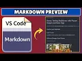 How to Markdown in Visual Studio Code