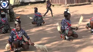 tiv swange dancers from benue state nigeria doing the fire dance african culture tv