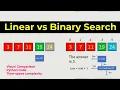 Linear Search vs Binary Search Explained with Visuals Python Code