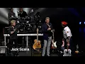 Actor Jack Scalia speaking at the CTS concert with Jeff Senour