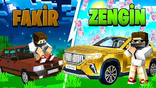 ZENGİN ARABA vs FAKİR ARABA - Minecraft