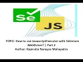 How to use JavascriptExecutor with Selenium WebDriver Part 2