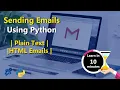 How to Send Emails Using Python - Plain Text HTML Emails Python