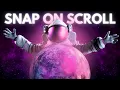 Cosmic Snap on Scroll Effect Elementor GSAP