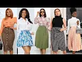 Lagu 😘Office Wear Skirt and Blouse Styles | Skirt and Blouse Work Outfits | Ruthy Apparel