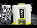 RYOBI 40V 4 Gallon Backpack Sprayer Review