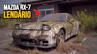 Eu RESGATEI um MAZDA RX-7 que ficou 15 ANOS ABANDONADO em uma CASA no JAPÃO!