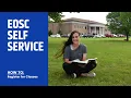 EOSC Self Service - How to Register for Classes