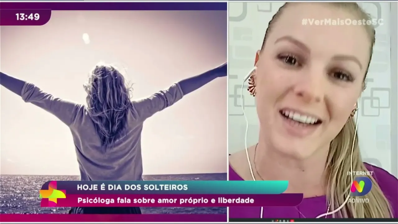 Dia dos Solteiros: psicóloga fala sobre amor próprio e liberdade