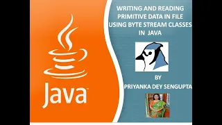 JAVA READING AND WRITING PRIMITIVE DATA IN A FILE USING BYTE STREAM CLASSES