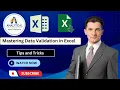 Mastering Data Validation in Excel Tips and Tricks excel