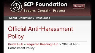 THE FANDOM POLICE - DISCIPLINARY AND ANTI-HARASSMENT ON THE SCP WIKI | Coffee Break w/ Dr. S