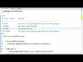 Java Tutorial for Beginners 27 - Access modifiers with example Vyuha4S