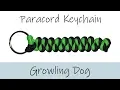 Paracord Keychain Designs - Growling Dog Knot