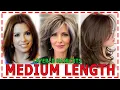 Best TOP 40 Medium length 2024 layered Haircuts Bob Haircut for women Haircuts after 30 40 50 60
