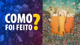 Como Foi Feito? - Processo de criação Ilustração detalhata Zymurgy