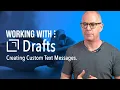 How To Create Custom Messages in Drafts 5