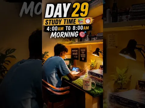 Day 29 Productive Study Minivlog 📚#shorts #upsc #minivlog #vlog #exam #song #studyminivlog #viral