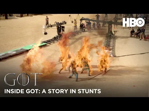 Inside Game of Thrones: A Story in Stunts u2013 BTS (HBO)