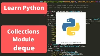 Python programming for beginners Collection Module and deque