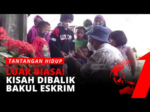 Perjuangan Abah Ikin Jualan Eskrim Keliling Kampung