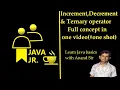 Tokens Part 5 Increment Decrement and Ternary Operators