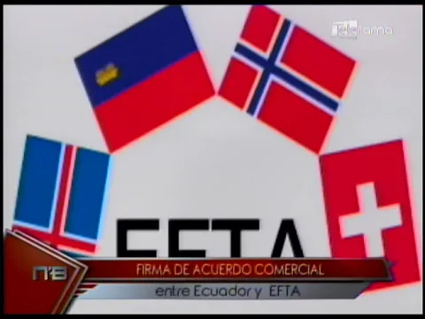 Firma de acuerdo comercial entre Ecuador y EFTA