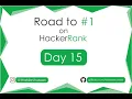 Python Coding Live HackerRank Problem Solving Day 15 Road to on HackerRank