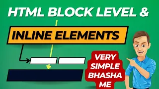 HTML Tutorial Block Level and Inline Elements in HTML Web Development 2023