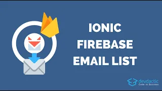 How to Create an Email List with Firebase Sendfox and Ionic