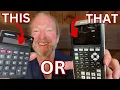 Amazon Basics LCD Calculator versus TI-84 Plus CE Graphing Calculator