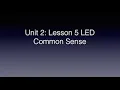 OUR IM 3 Unit 2 Lesson 5 LED