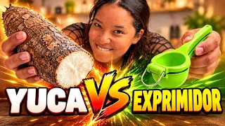 Yuca vs. exprimidor de limón: no esperaba este resultado 🤯 (barquitos sin molde)