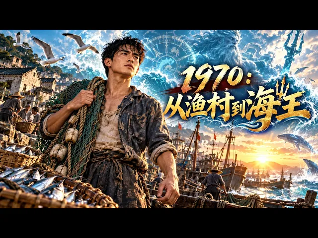 震撼首播家贫被悔婚遭渔霸欺,出海激活太公钓系统!控海洋生物暴富治父报恶霸