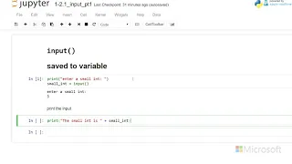 user input - Introduction to Python Absolute Beginner Module 1 15
