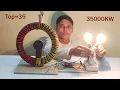 Free energy 220v electricity 35000kw energy generator top 35 magnetic copper transformer ideas