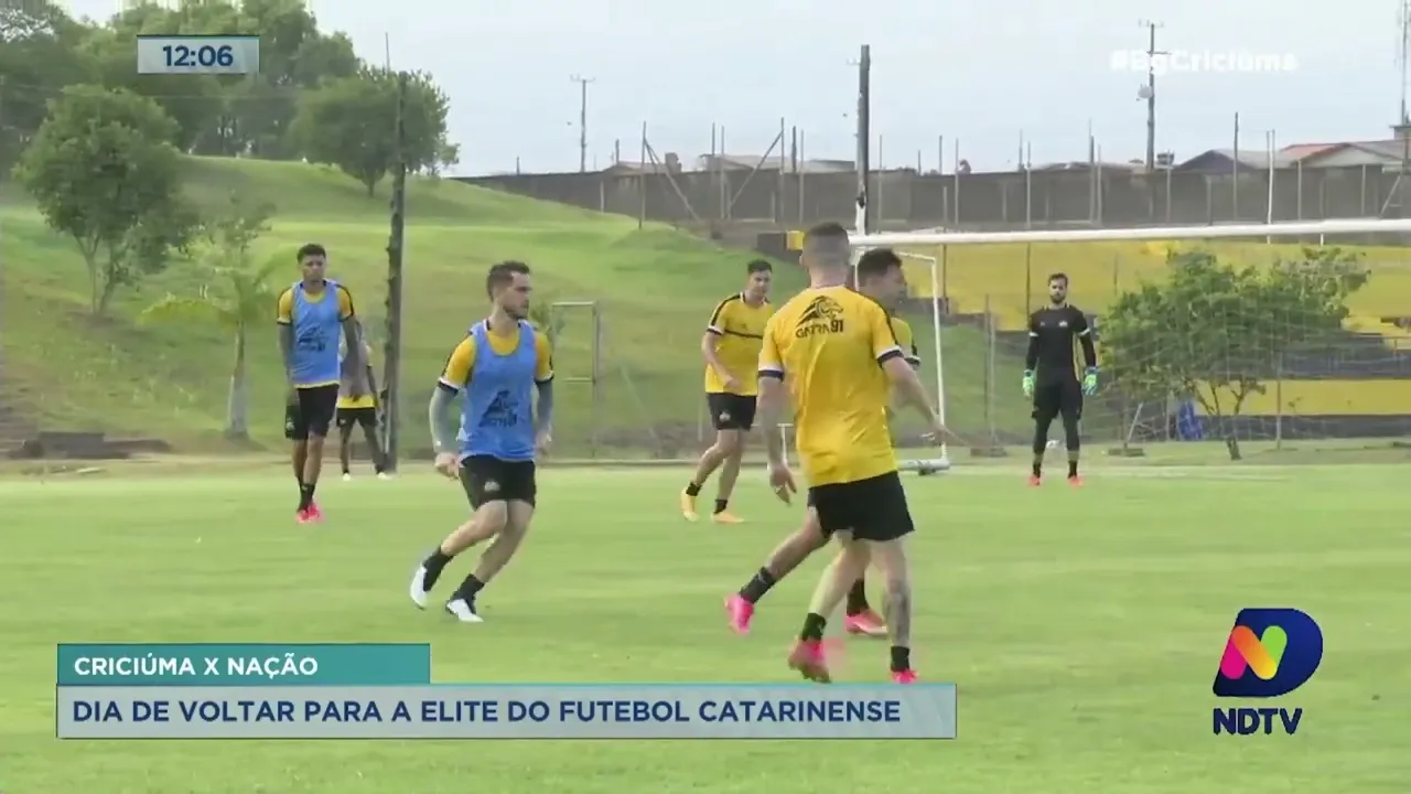 Criciúma joga para voltar à elite do futebol catarinense