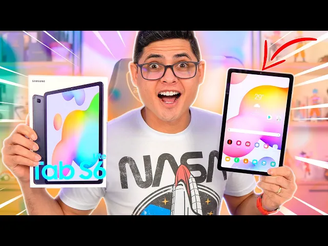 Galaxy Tab S6 Lite, o TABLET menos CARO da SAMSUNG! Será que VALE A PENA? Unboxing e Impressões