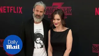 Winona Ryder and Scott at Stranger Things Season 3 premiere