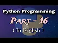 Python Programming Part-16 Python in English Variables in Python