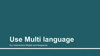 Use Multi language Part - 33 Create custom Alexa skill using AWS Lambda function