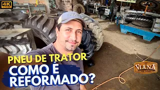 COMO O PNEU DO TRATOR É REFORMADO?