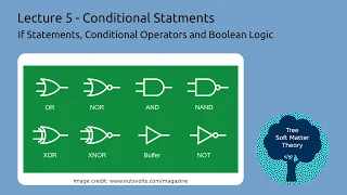 If Statements Conditional Operators and Boolean Logic in Python and Excel ChEn 263 - Lecture 5