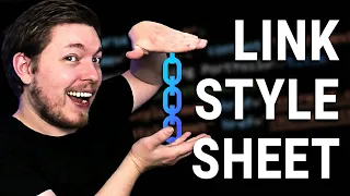 2 HOW TO LINK A CSS STYLESHEET USING HTML 2023 Learn HTML and CSS Full Course for Beginners