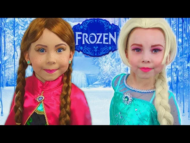 Download MP3 Alice as Princess Elsa and Anna | Stories for girls - Compilation video