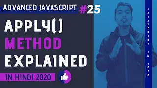 Function Apply Method in JavaScript in Hindi 2020