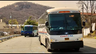 Front POV CoachUSA Orange-Westchester Link OWL ride from Suffern to White Plains - 2025